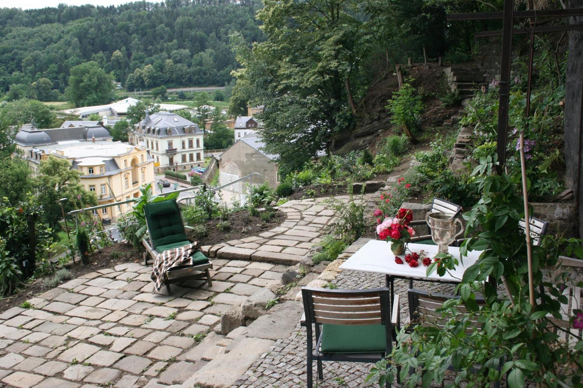 Apartmenthaus Albrechtsburg バート・シャンダウ エクステリア 写真